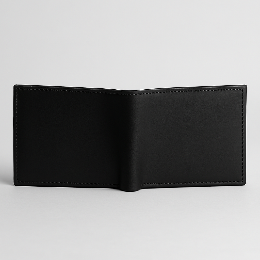 Original Cow Leather Handmade Men’s Wallet – Premium Slim Bifold Design, Available in Black, Brown & Mustard - Mustard