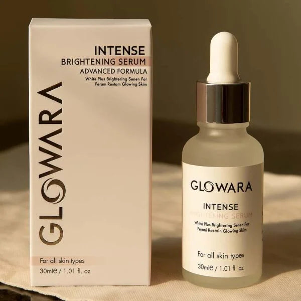 Glowara Intense Brightening Serum – With Alpha Arbutin, Ferulic Acid & Vitamin C for Radiant, Even-Toned & Youthful Skin